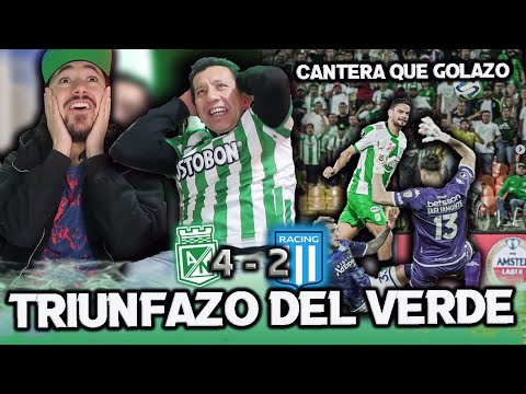 TRIUNFAZO DEL VERDE REACCIÓN NACIONAL vs RACING (4-2) OCTAVOS DE FINAL CONMEBOL LIBERTADORES 2023