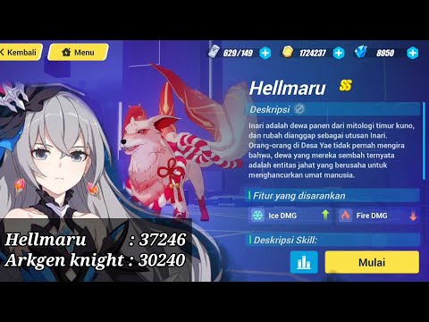 Boosing Memorial arena Hellmaru & arkgen knight [elite], F2P build