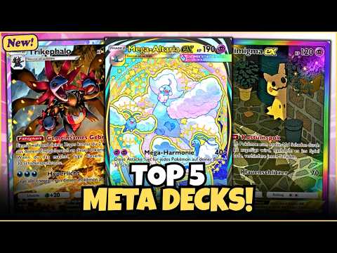 Morgen startet Ranked – Diese 5 Decks ZERSTÖREN einfach alles!🔥 | Pokémon TCG Pocket