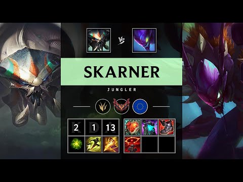 Skarner Jungle vs Kha'Zix - EUW Grandmaster Patch 25.21
