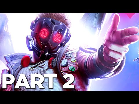 GUARDIANS OF THE GALAXY PS5 Walkthrough Gameplay Part 2 - STAR-LORD (FULL GAME)