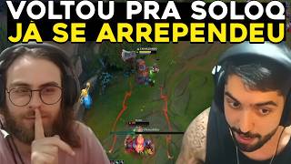 JUKES ARREPENDIDO DE VOLTAR PRA SOLOQ, ARTHUR LANCHES HIPOTÉTICO - RENECRODILO LEAGUE OF LEGENDS