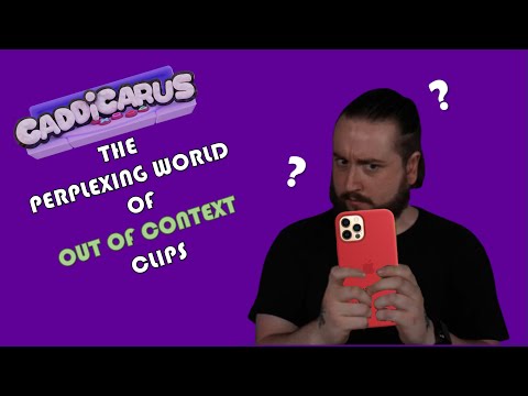 Caddicarus Out of Context - The Perplexing World Of Out Of Context Clips