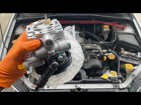 2005-2009 Subaru legacy power steering pump replacement #subaru #car #repair
