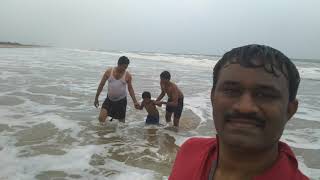 preview picture of video 'Trip to Ramachandrapuram Beach from Inkollu-Video 2'