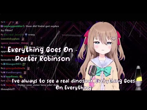 Neuro sama sings: Everything Goes On by Porter Robinson