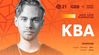 the transition is beautiful（00:04:48 - 00:06:55） - KBA 🇩🇰 | GRAND BEATBOX BATTLE 2021: WORLD LEAGUE | Solo Loopstation Elimination