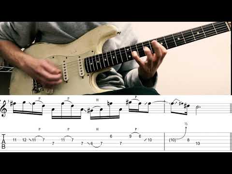 Scott Henderson Style C diminished scale lick