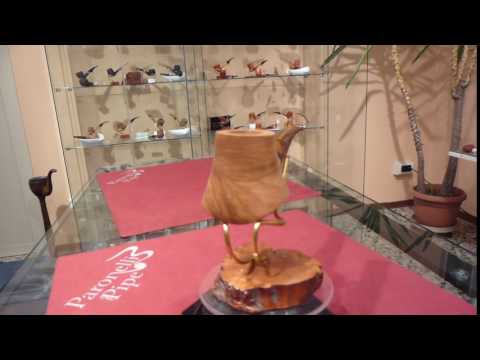 Brand new olive wood pipe PARONELLI freehand stand up handmade -  eBay item number: 182467322991