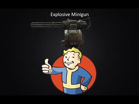 Fallout 4: How to Get The Explosive Minigun (Fallout: 4 Best Weapon)