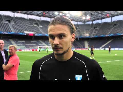 MFFtv: Erik Johansson inför bortamatchen mot Salzburg (2014-08-18)