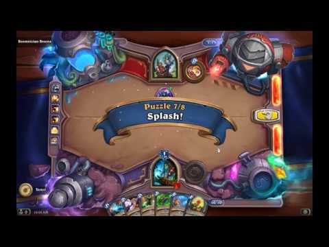 Solution Puzzle Lab Survival: Splash! - Boomnician Breena (7/8), Hearthstone Boomsday