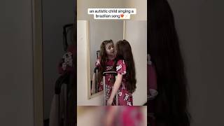 Download lagu Autism, autistic girl singing with beautiful voice #￼autism fernanda autista cantando nessa rua mp3