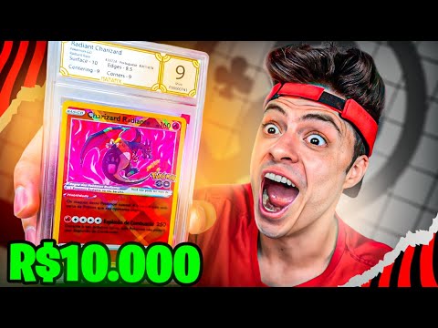 ENCONTREI O CHARIZARD RADIANTE DE R$10.000! (POKEMON)