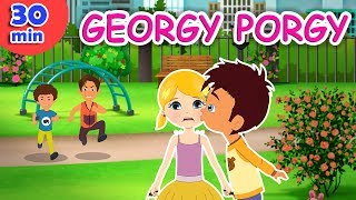 Georgie Porgie Nursery Rhyme || Popular Nursery Rhymes With Max And Louie