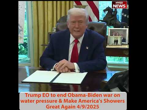 Trump Signs EO to End 'War on Water Pressure': 'Make America's Showers Great Again'; Huckabee Confirmed as Israel Ambassador