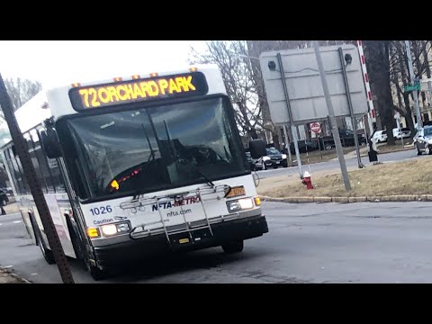 NFTA Bus 72 Orchard Park Exp Full Route Gillig Low Floor 1026