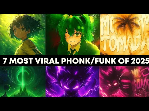 7 most viral phonk/funk of 2025 that will boost your aura🔥☠️#avee_player #phonkagressive #phonkdrift