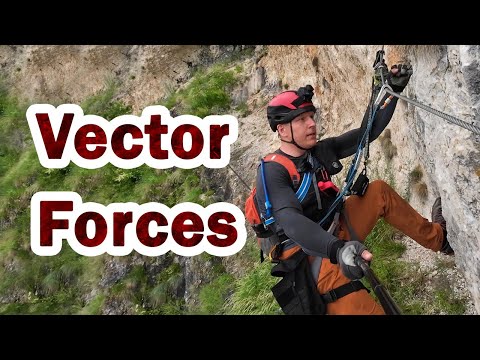 How to use mechanics on Via Ferrata to save yourself from a Via Ferrata fall - Vector Forces