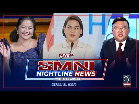 LIVE: SMNI Nightline News with Admar Vilando & Jade Calabroso April 19, 2024