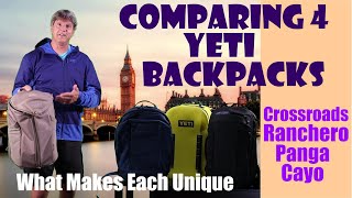 Yeti Backpack Comparison
