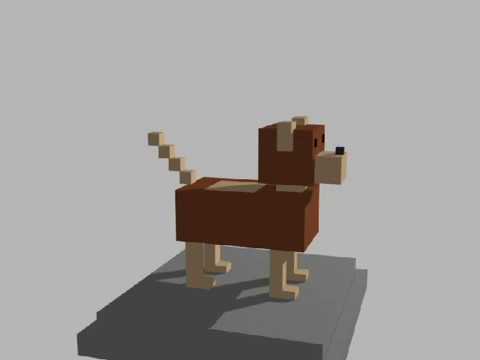VOXEL DOG - MODEL 6