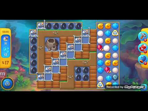 fishdom gameplay / level 5836 / It is like the ads? / thank you