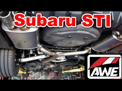 AWE Track CatBack Exhaust Install 2021 Subaru STI