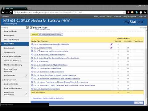 Getting Started on MML with MAT 033, p.1