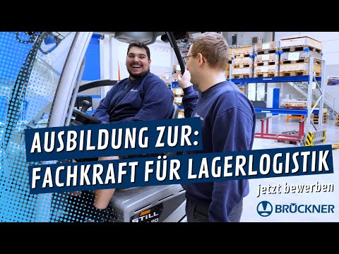 Ausbildung zur Fachkraft für Lagerlogistik oder zum Fachlageristen bei Brückner in Tittmoning.