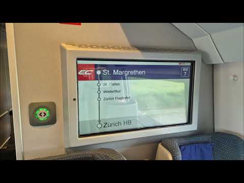 SBB Ansage Willkommen in der Schweiz St. Margrethen