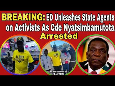 July 31 Crackdown: Cde Nyatsimbamutota Arrested as he was sumitting letter to Harare  Central