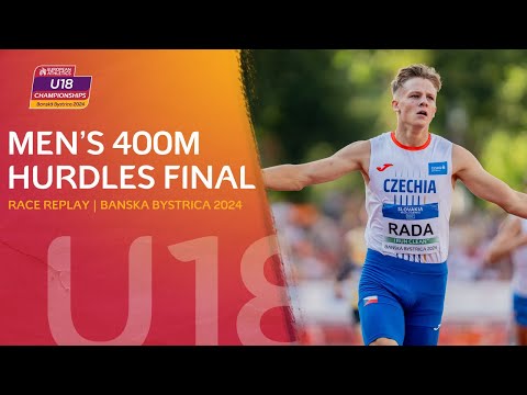 European U18 best SHATTERED! 🔥 Men's 400m hurdles final | Banska Bystrica 2024