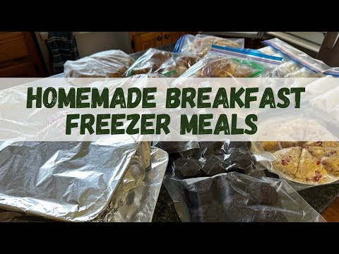 5 Easy Breakfast Freezer Meals - Big Batch Cooking Day
