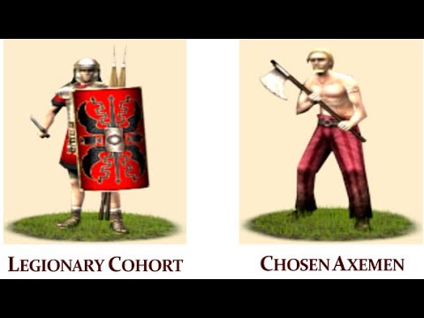 Rome: Total War 1vs1: Legionary Cohort vs Chosen Axemen (REMATCH)