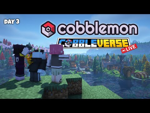 A Very Scuffed Cobblemon Live Stream for Cobbleverse!! (DAY 3)