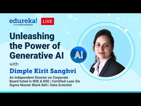 Unleashing The Power Of Generative AI | Generative AI Tutorial | Edureka