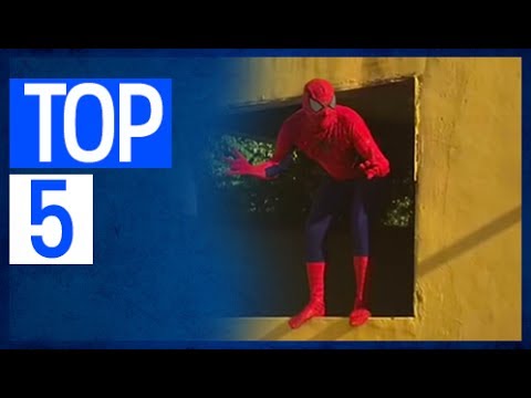 TOP 5 | HOMEM ARANHA FAIL | TF5