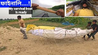 Download lagu Finally, I completed my Survivable boat and floated it on the river today. mp3