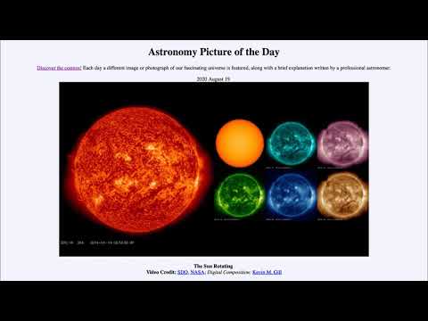 2020 August 19 - The Sun Rotating