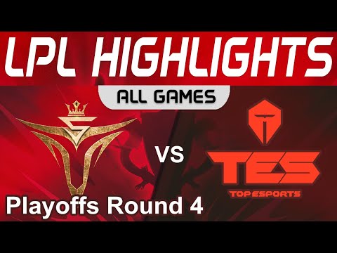 V5 vs TES Highlights ALL GAMES LPL Spring Playoffs Round 4 2022 Victory Five vs Top Esports by Onivi
