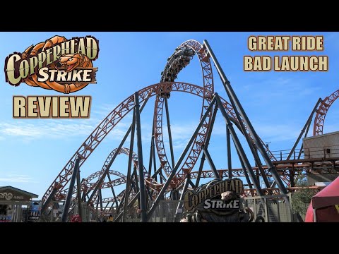 Video review of Copperhead Strike by Canobie Coaster
