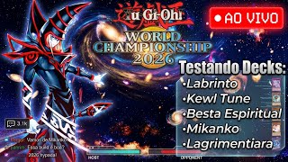 RUMO AO MUNDIAL! 🌍 Testando Decks Meta nas Qualificatórias do WCS 2026 | Yu-Gi-Oh! Master Duel