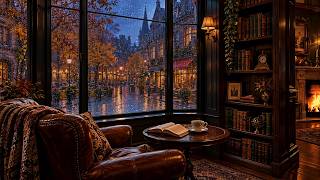 Autumn Rain Jazz ☕ Smooth Jazz, Rain Sounds for Sleep, Focus & Relaxation