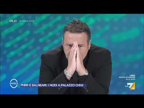 Michele Gubitosa ospite a Omnibus - La7 - 21/04/2023