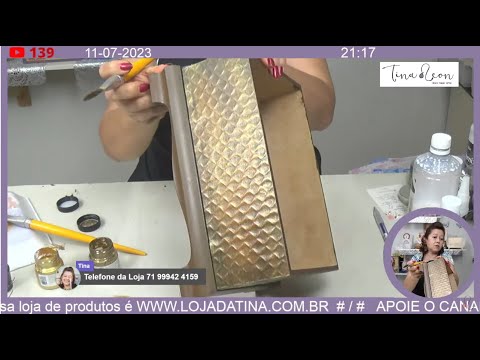 Decoupage com Papel Relevo - Parte 1