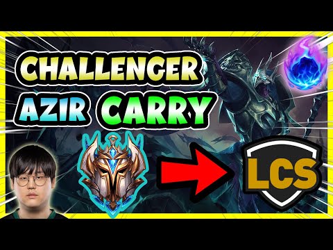 DESTROYING Challenger Players with Comet AZIR | LCS Proving Grounds Competitive Match (Patch 11.3)