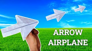 Best Flying Arrow Airplane | Easy Paper Plane Tutorial