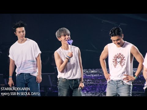 [4K YESUNG FOCUS]191013 SUPER JUNIOR - SUPER SHOW 8 IN SEOUL DAY2 ENDING MENT