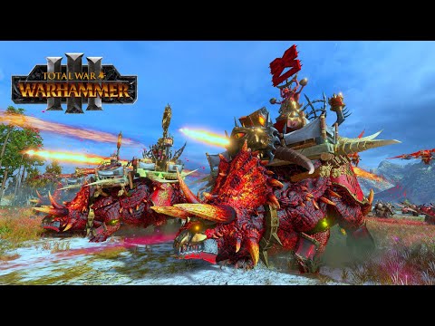 Total War WARHAMMER 3 - Kislev VS Khorne  | Warriors Saints of Kislev | Trajanns Beasts of Khorne|4K